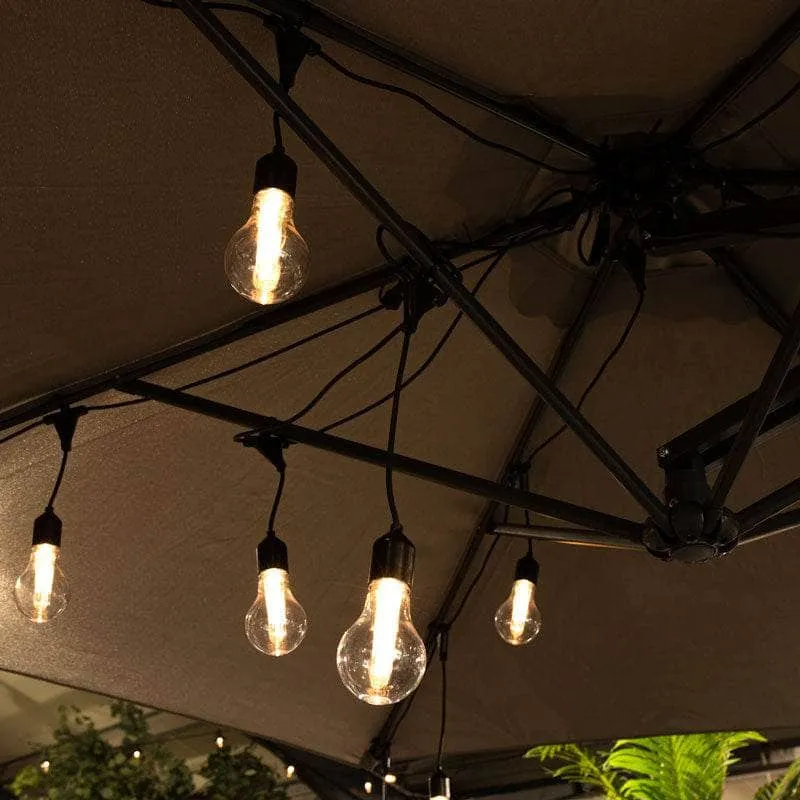 20 LED Party lights Warm White - 120cm