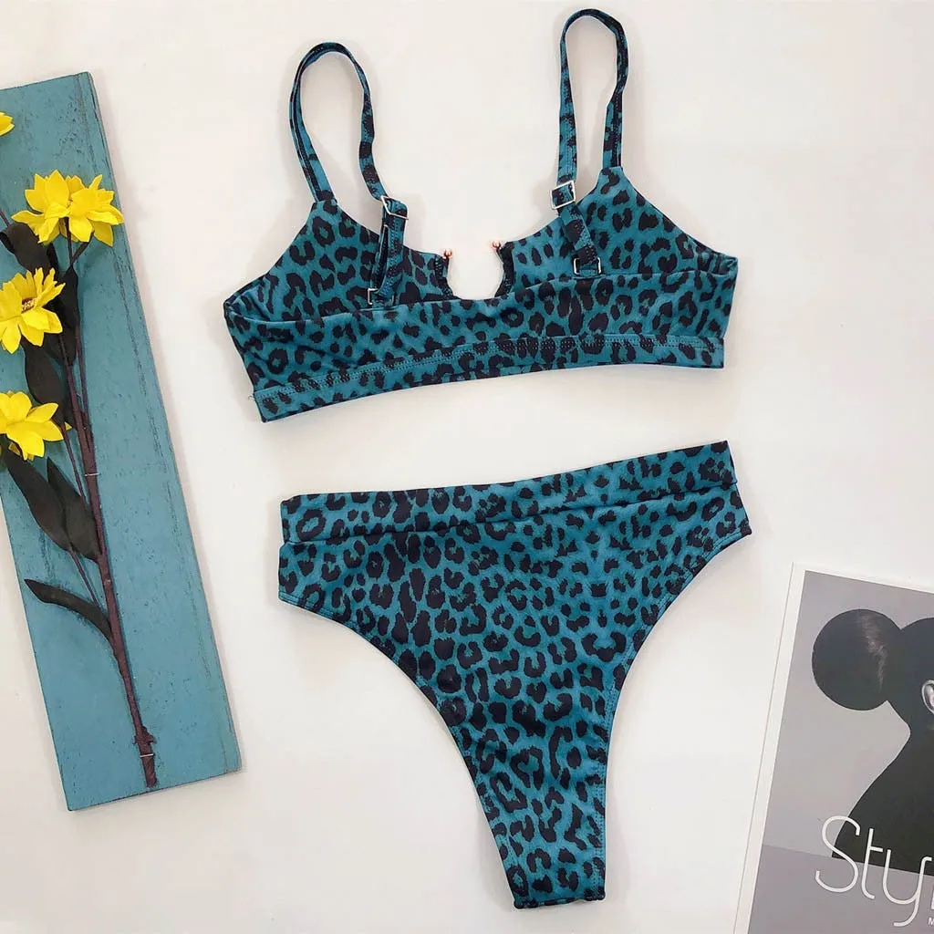 Adria's Animal Print Bikinis