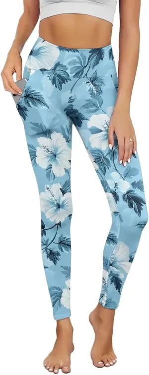 AFPANQZ Leggings with Pockets Women High Waisted Casual Butt Lift Leggings for Winter Fall Gym Yoga Fitness Workout Pants