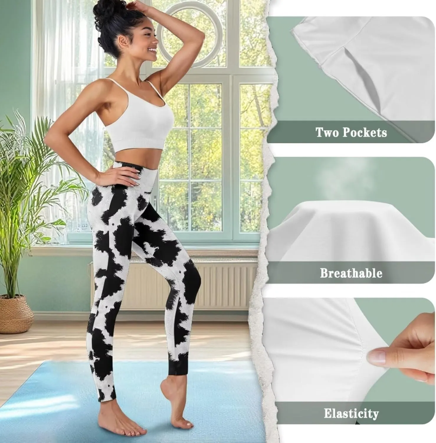 AFPANQZ Leggings with Pockets Women High Waisted Casual Butt Lift Leggings for Winter Fall Gym Yoga Fitness Workout Pants