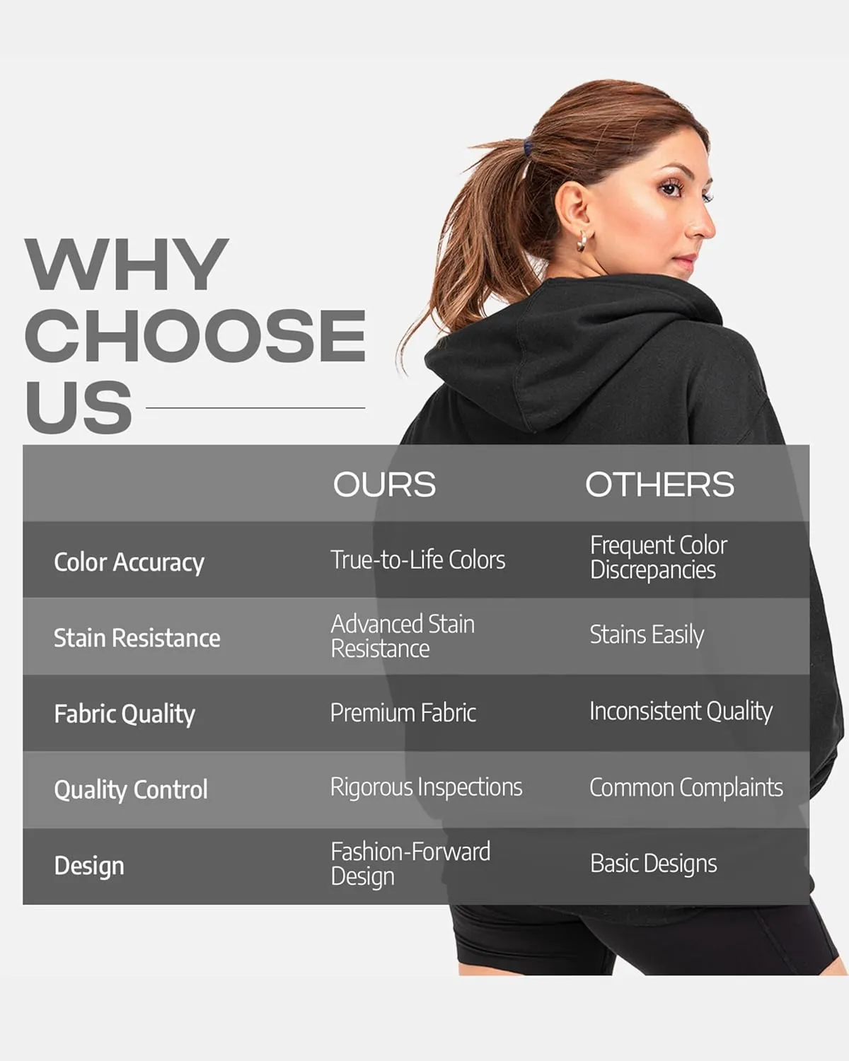 Aon's High Natural Cotton Blend Hoodies For Women: More Breathable & Appealing Modern Fit Sweatshirt Sweaters