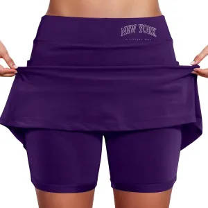 Athletic Skirts Women with Shorts Casual Tummy Control Tennis Skorts with Pockets New York Yoga Workout Summer Clothes