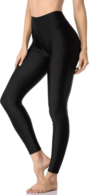 ATTRACO High Waisted Swim Pants - Women's Swim Leggings