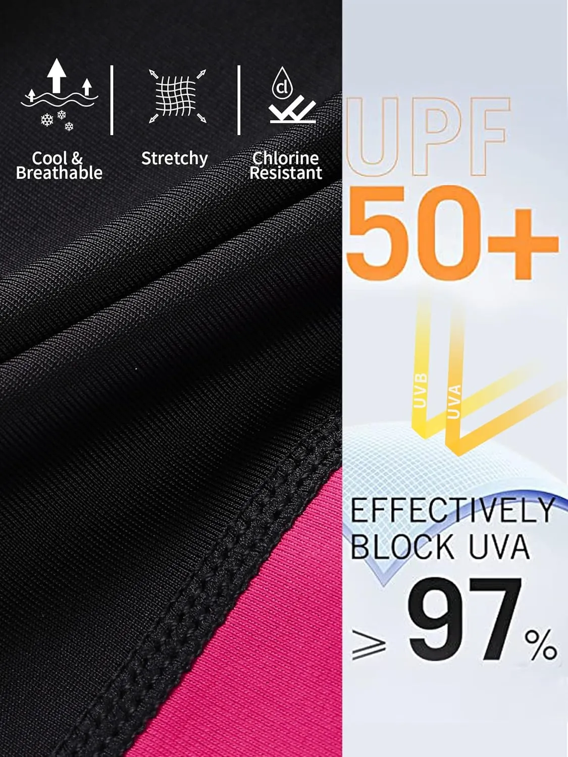 ATTRACO High Waisted Swim Pants - Women's Swim Leggings