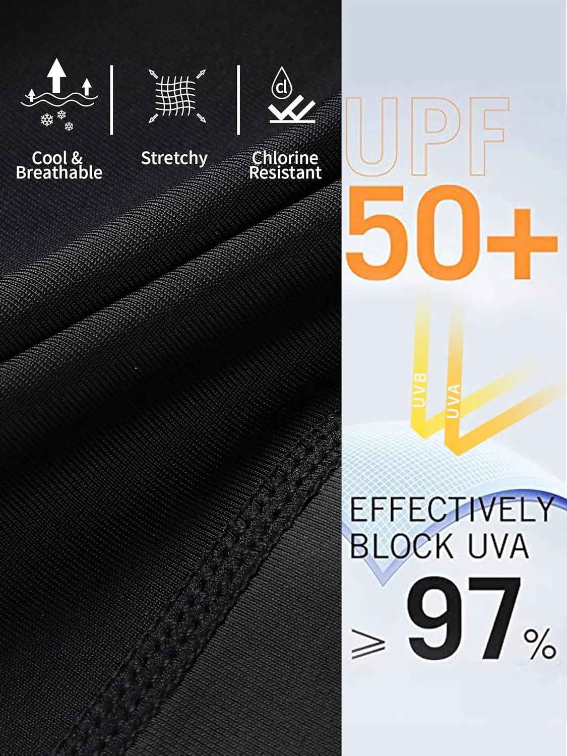 ATTRACO High Waisted Swim Pants - Women's Swim Leggings