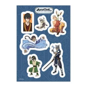 Avatar: The Last Airbender Team Avatar Sticker Sheet