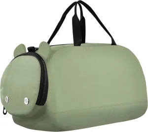 Avocado Green Solid Color Gym Duffel Bag with Shoes Compartment Lightweight Travel Duffel Bag for Travel, Sports, Fitness & Workout