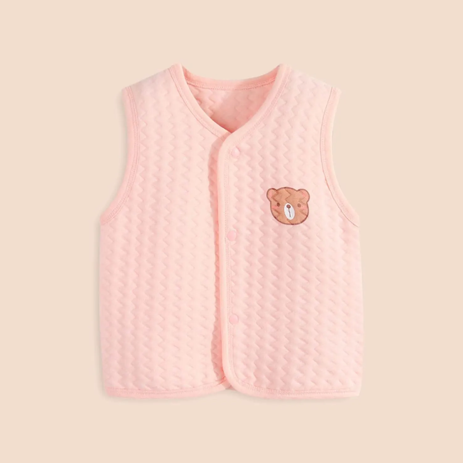 Baby Boys Girls Stand Collar Down Vests Winter Warm Lightweight Sleeveless Fleece Jacket Toddler Vest
