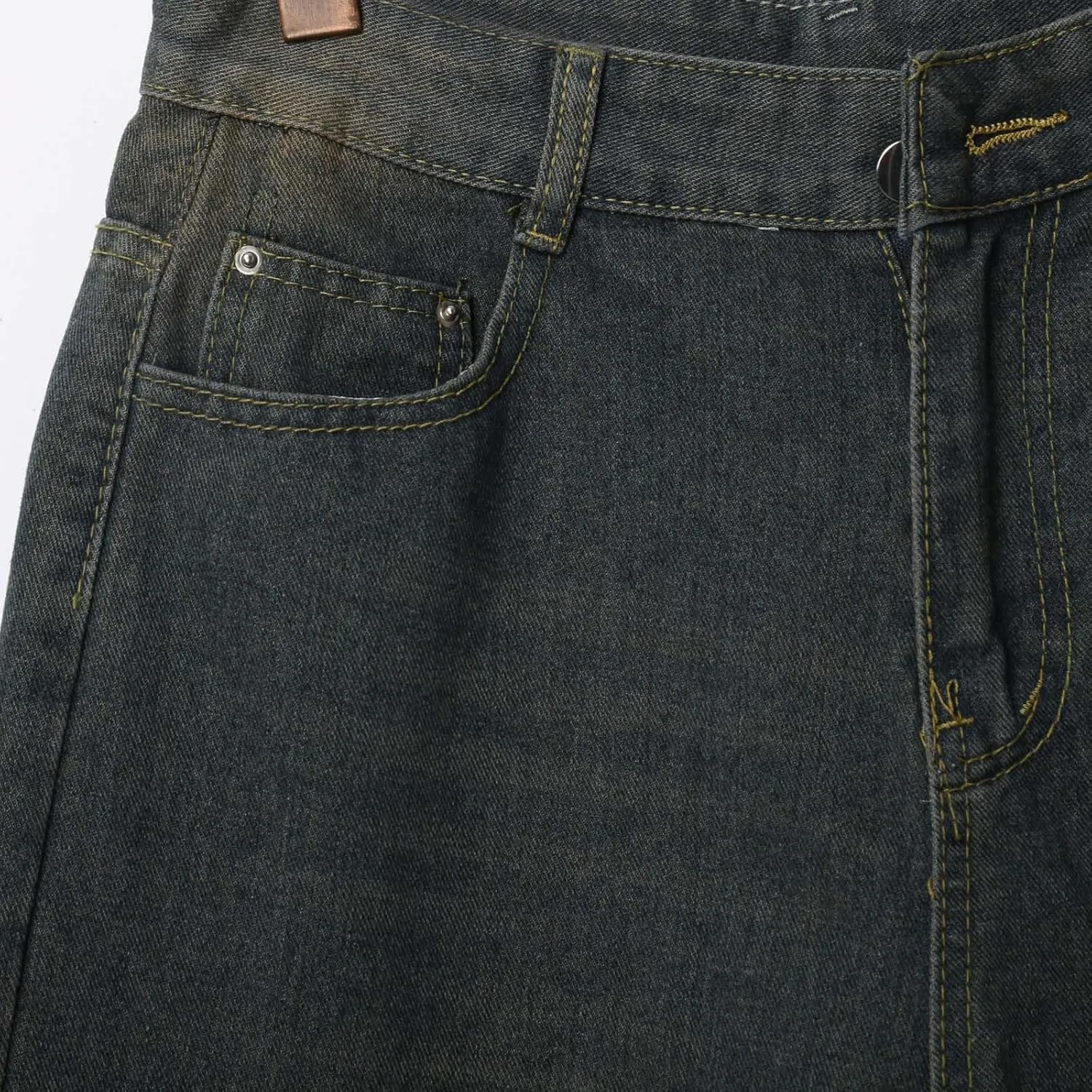 Baggy Jean Shorts for Men Casual Summer Loose Fit Hip Hop Wide Leg Denim Shorts Trendy Outfits