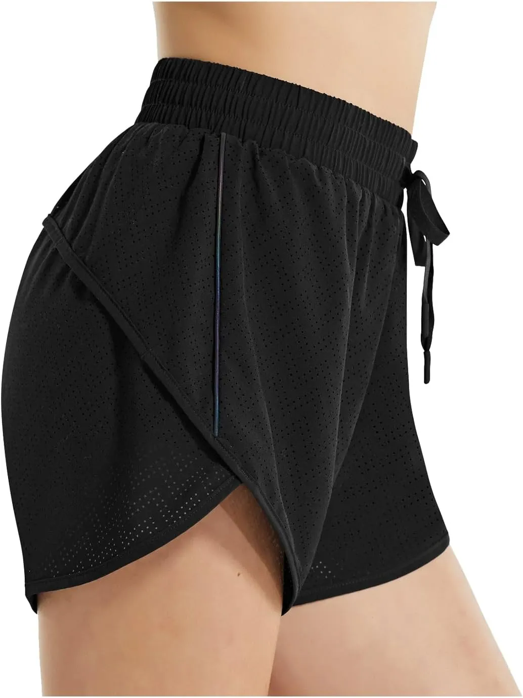 baleaf Women's 3"/5" Quick Dry Mesh Swim Shorts Tankini Bottom with Liner Athletic Gym Running