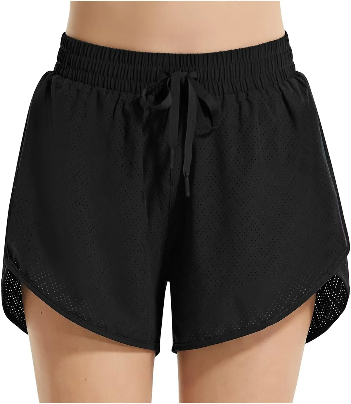 baleaf Women's 3"/5" Quick Dry Mesh Swim Shorts Tankini Bottom with Liner Athletic Gym Running