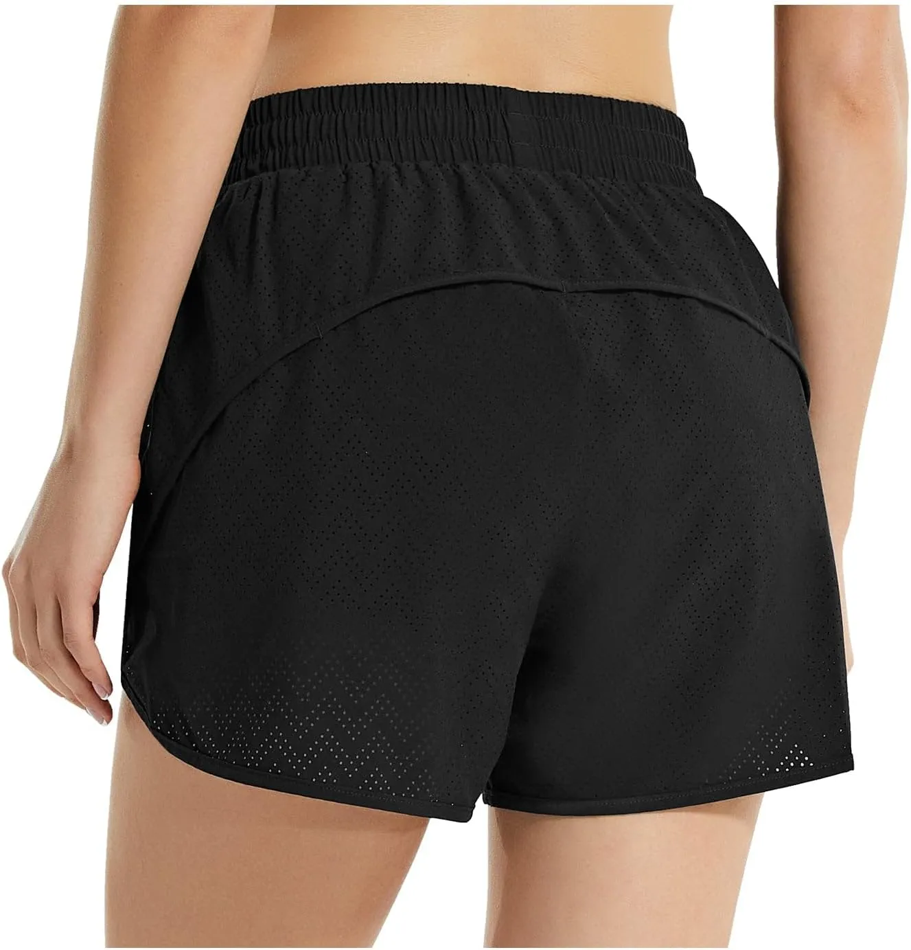 baleaf Women's 3"/5" Quick Dry Mesh Swim Shorts Tankini Bottom with Liner Athletic Gym Running