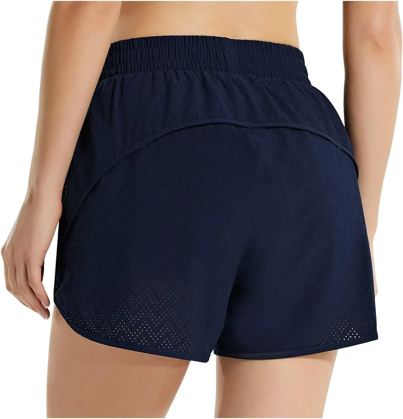 baleaf Women's 3"/5" Quick Dry Mesh Swim Shorts Tankini Bottom with Liner Athletic Gym Running