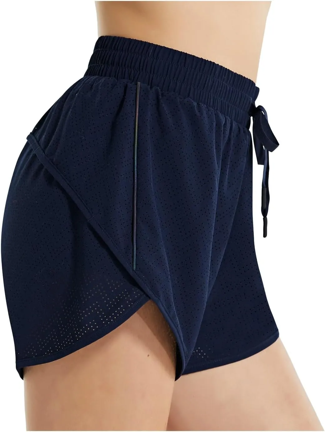 baleaf Women's 3"/5" Quick Dry Mesh Swim Shorts Tankini Bottom with Liner Athletic Gym Running