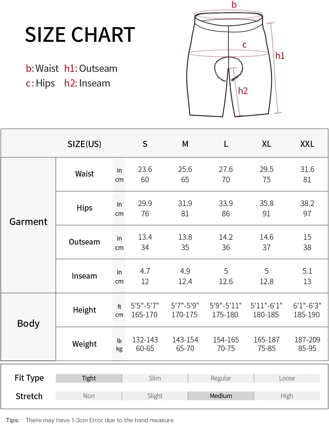BERGRISAR Men's Cycling Shorts 4D Padded Bike Shorts Biking Bicycle Shorts with Pockets