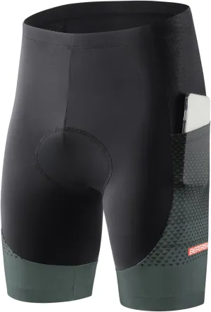 BERGRISAR Men's Cycling Shorts 4D Padded Bike Shorts Biking Bicycle Shorts with Pockets