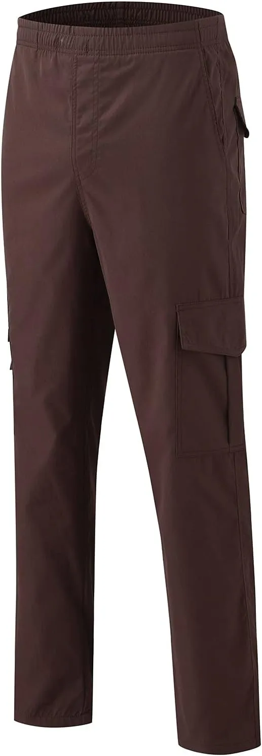 Big and Tall Cargo Pants for Men Sweatpants for Men Pant with Pockets Men's Heavyweight Fleece Cargo Sweatpants Men's