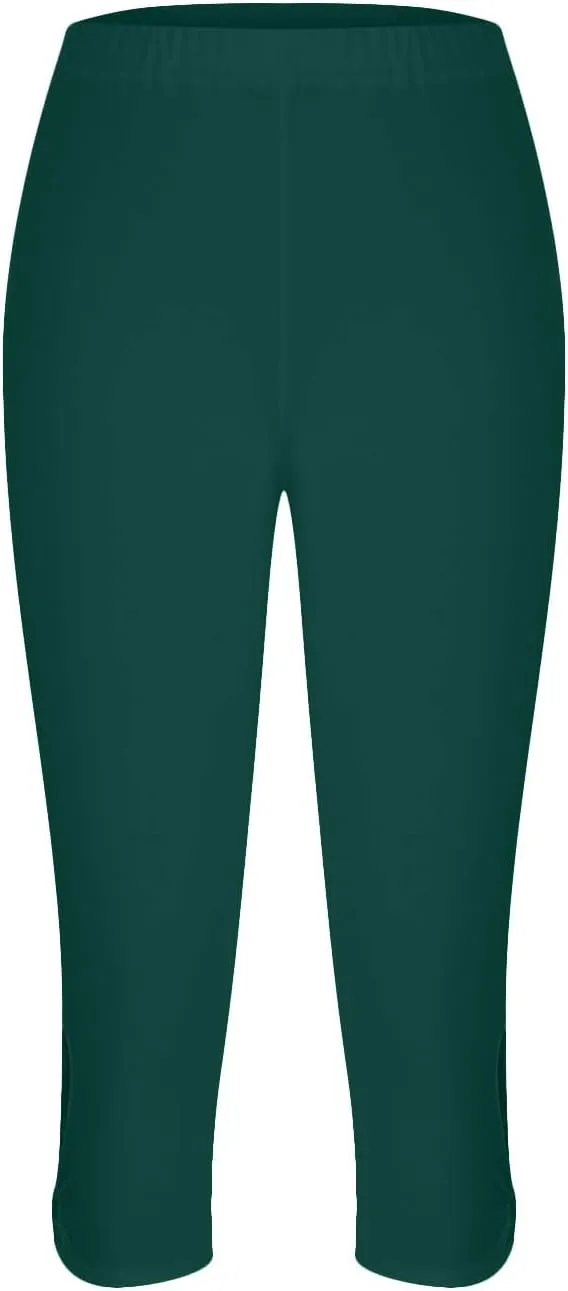 Capri Leggings for Women Summer Dressy Cropped Workout Yoga Leggings Stretch Pants High Waist Gym Compression Capris