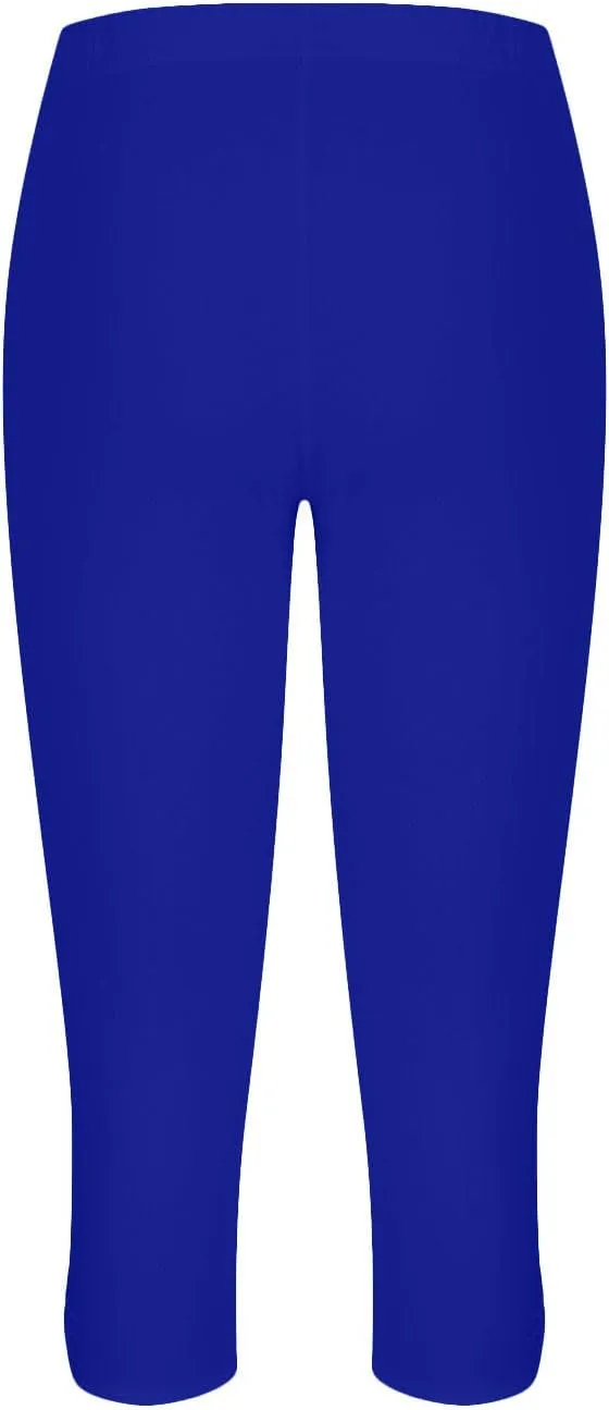 Capri Leggings for Women Summer Dressy Cropped Workout Yoga Leggings Stretch Pants High Waist Gym Compression Capris