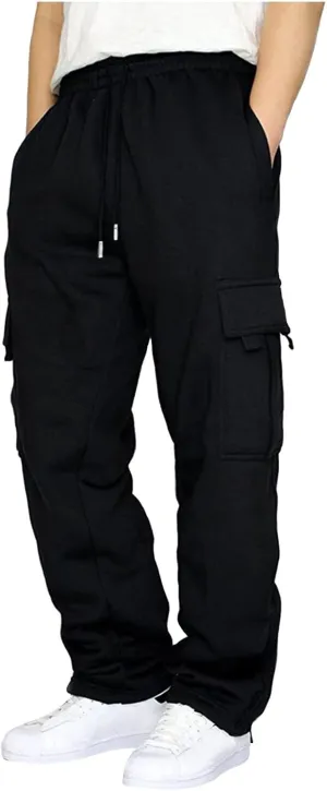 Cargo Pants for Men 2023 Relaxed Fit Big and Tall Lightweight Sweatpants Ski Pants Mens Big and Tall Straight Leg Sweatpants