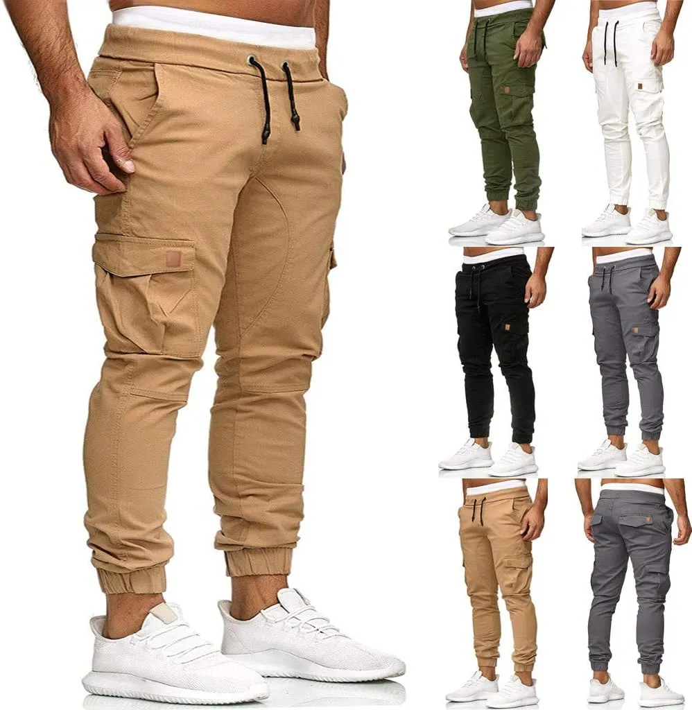 Cargo Pants for Men Big and Tall and Big & Tall Sizes Sweatpants for Men with Pockets Mens Casual Joggers Sweatpants