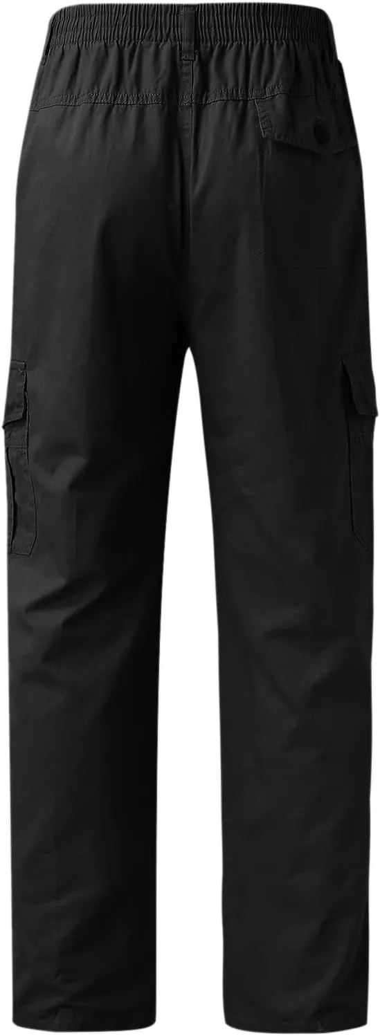 Cargo Pants for Men Relaxed Fit Cargo Lightweight Mens Work Pants with Multi-Pocket Mens Wild Cargo Pants Lightweight
