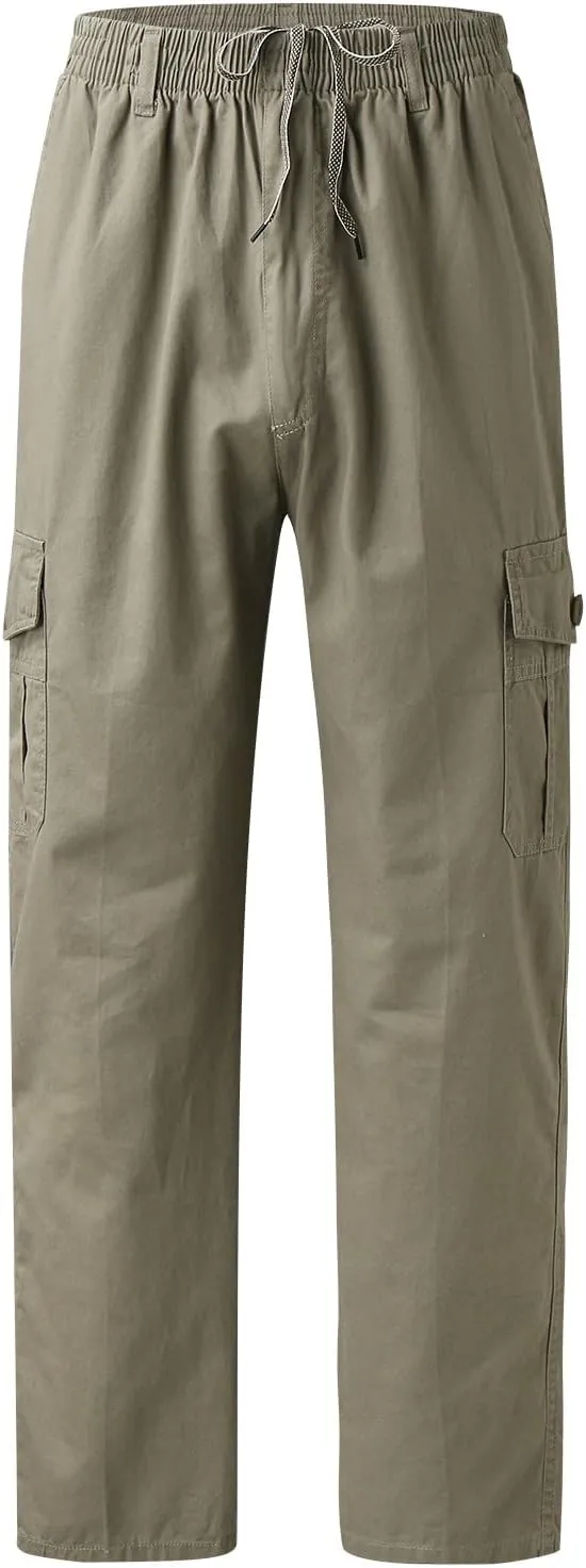 Cargo Pants for Men Relaxed Fit Cargo Lightweight Mens Work Pants with Multi-Pocket Mens Wild Cargo Pants Lightweight