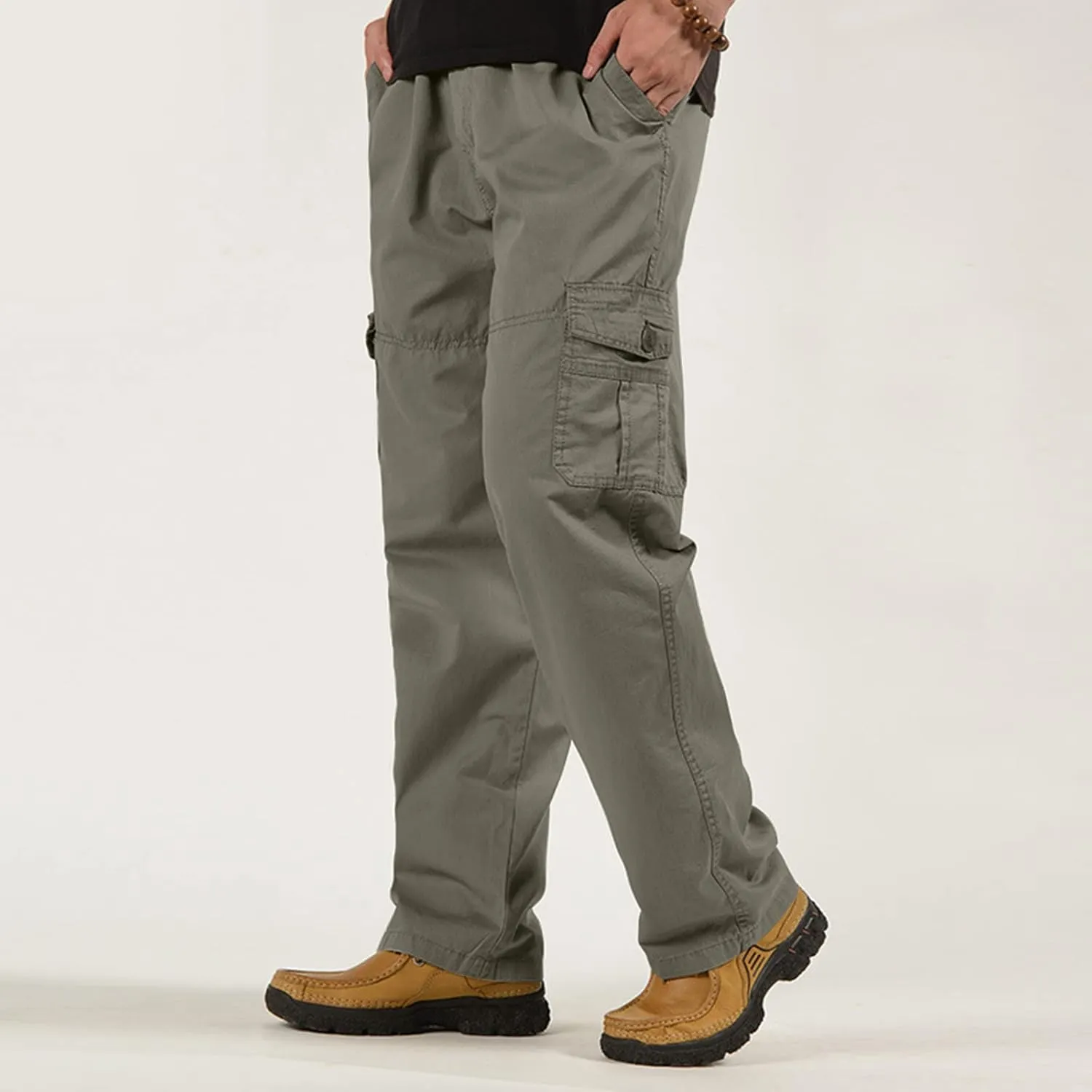 Cargo Pants for Men Relaxed Fit Cargo Lightweight Mens Work Pants with Multi-Pocket Mens Wild Cargo Pants Lightweight