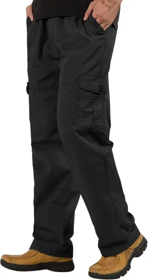 Cargo Pants for Men Relaxed Fit Cargo Lightweight Mens Work Pants with Multi-Pocket Mens Wild Cargo Pants Lightweight