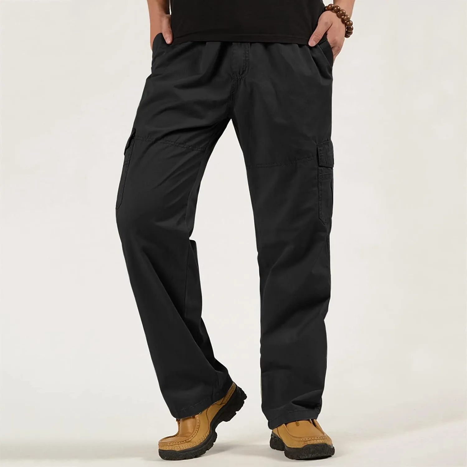 Cargo Pants for Men Relaxed Fit Cargo Lightweight Mens Work Pants with Multi-Pocket Mens Wild Cargo Pants Lightweight