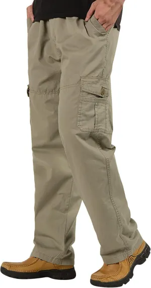 Cargo Pants for Men Relaxed Fit Cargo Lightweight Mens Work Pants with Multi-Pocket Mens Wild Cargo Pants Lightweight