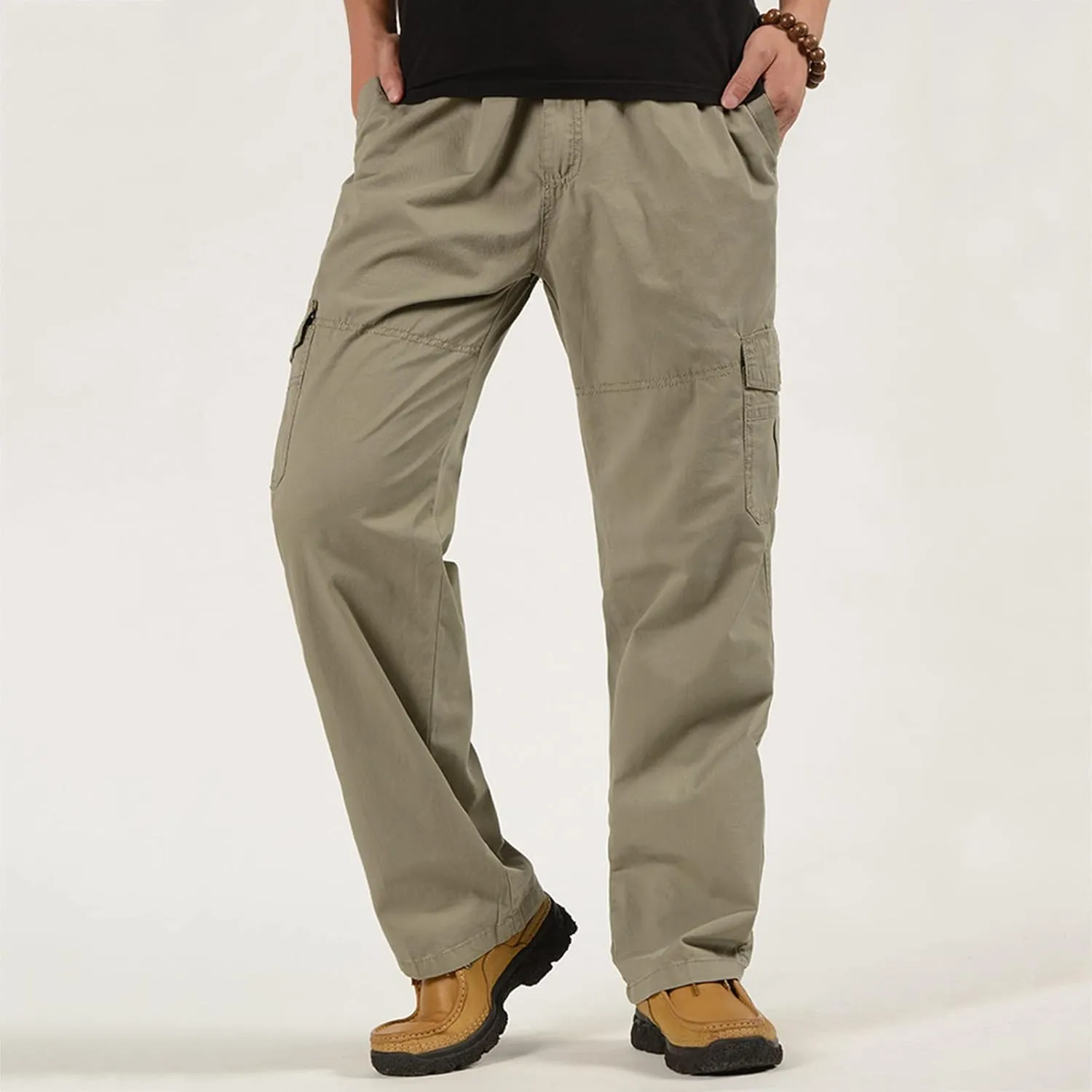 Cargo Pants for Men Relaxed Fit Cargo Lightweight Mens Work Pants with Multi-Pocket Mens Wild Cargo Pants Lightweight