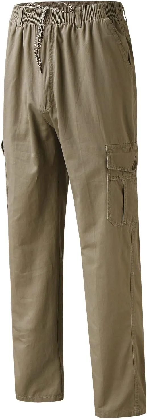 Cargo Pants for Men Relaxed Fit Cargo Lightweight Mens Work Pants with Multi-Pocket Mens Wild Cargo Pants Lightweight