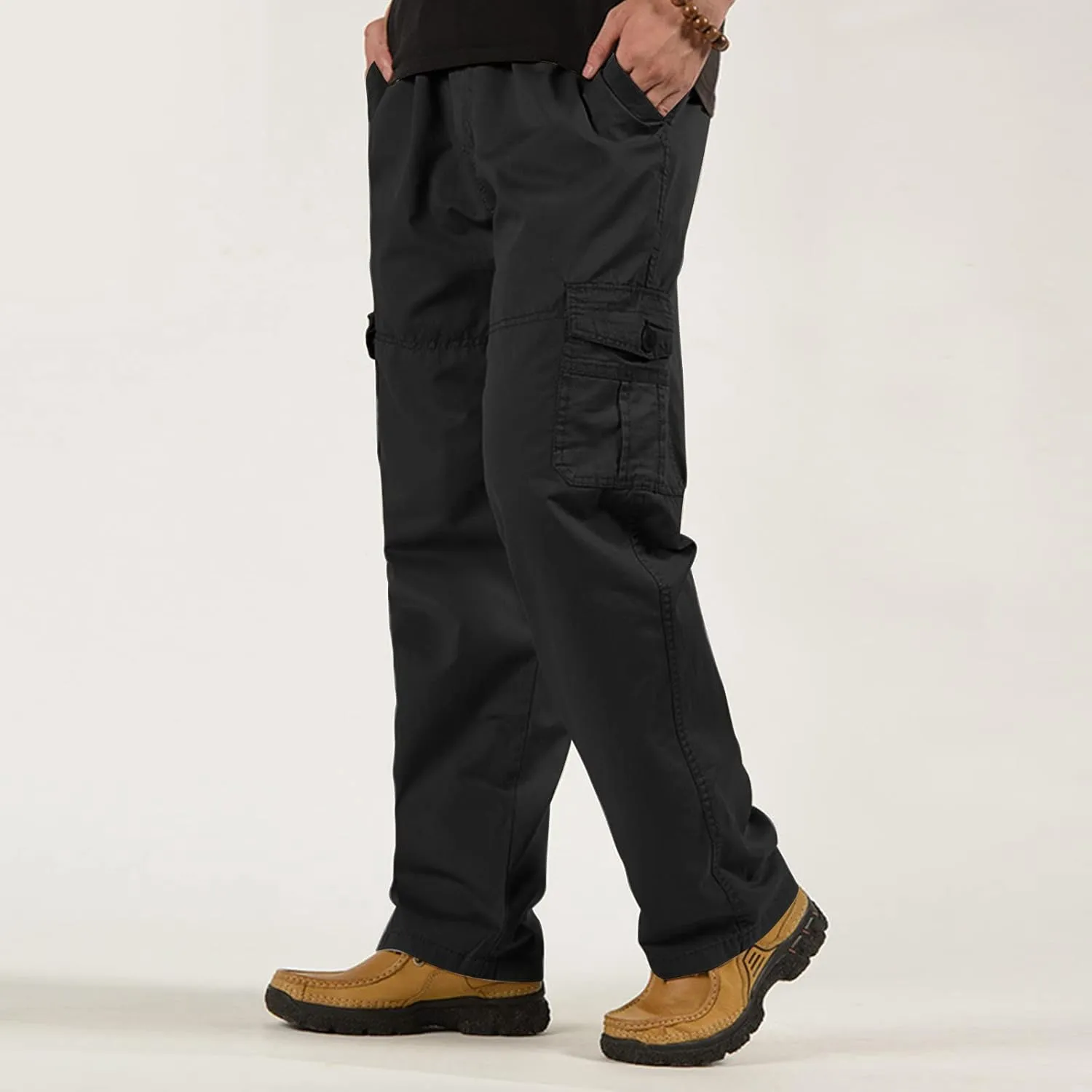 Cargo Pants for Men Relaxed Fit Cargo Lightweight Mens Work Pants with Multi-Pocket Mens Wild Cargo Pants Lightweight