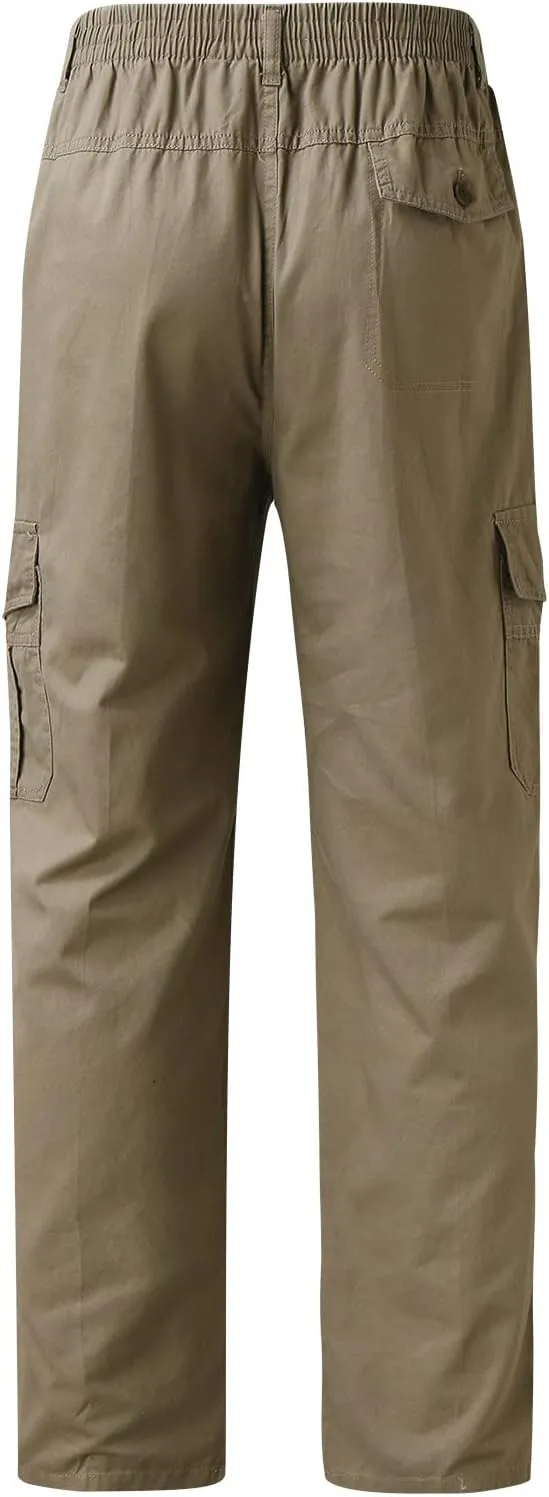 Cargo Pants for Men Relaxed Fit Cargo Lightweight Mens Work Pants with Multi-Pocket Mens Wild Cargo Pants Lightweight