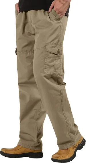 Cargo Pants for Men Relaxed Fit Cargo Lightweight Mens Work Pants with Multi-Pocket Mens Wild Cargo Pants Lightweight