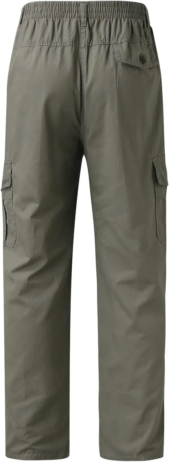 Cargo Pants for Men Relaxed Fit Cargo Lightweight Mens Work Pants with Multi-Pocket Mens Wild Cargo Pants Lightweight