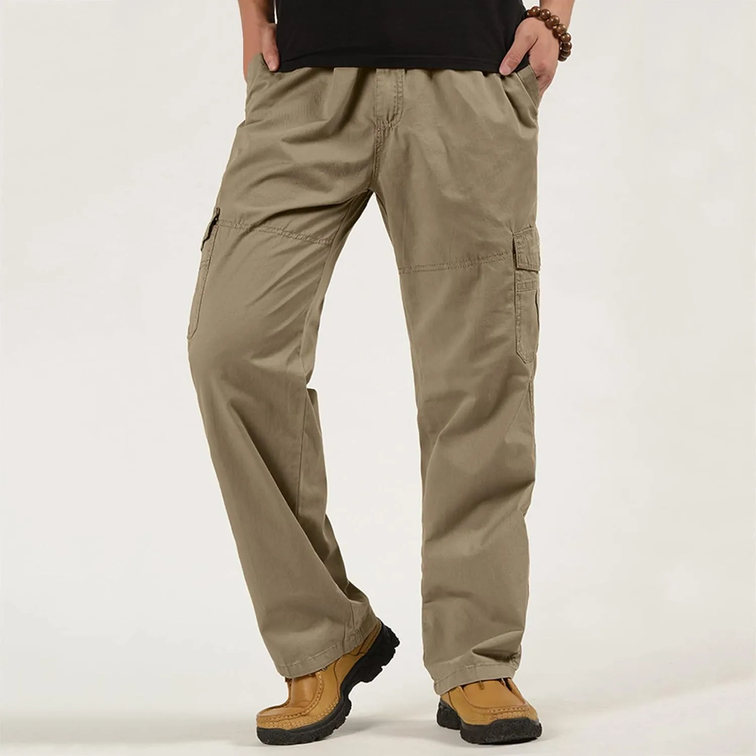 Cargo Pants for Men Relaxed Fit Cargo Lightweight Mens Work Pants with Multi-Pocket Mens Wild Cargo Pants Lightweight