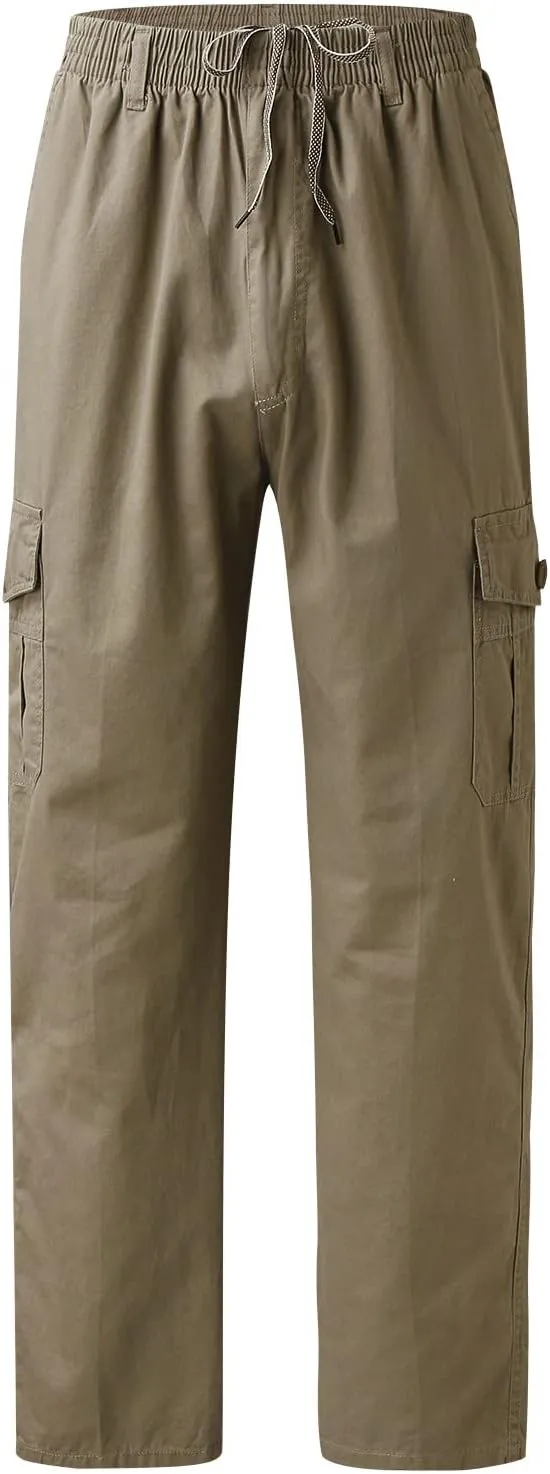 Cargo Pants for Men Relaxed Fit Cargo Lightweight Mens Work Pants with Multi-Pocket Mens Wild Cargo Pants Lightweight