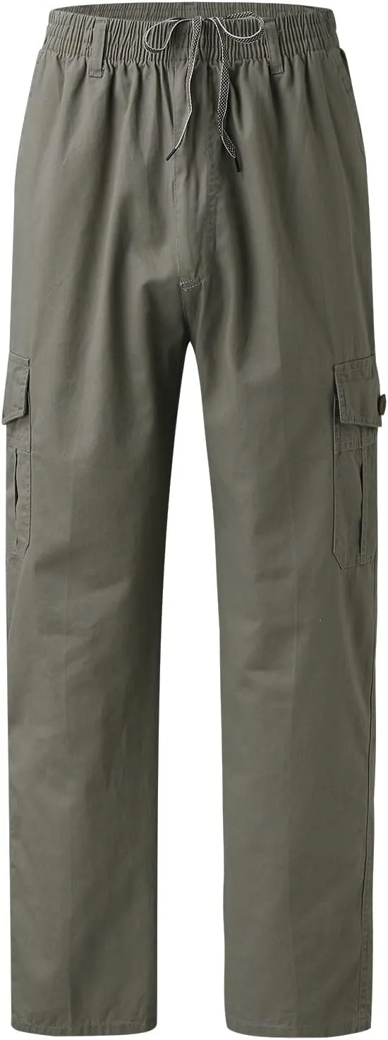 Cargo Pants for Men Relaxed Fit Cargo Lightweight Mens Work Pants with Multi-Pocket Mens Wild Cargo Pants Lightweight