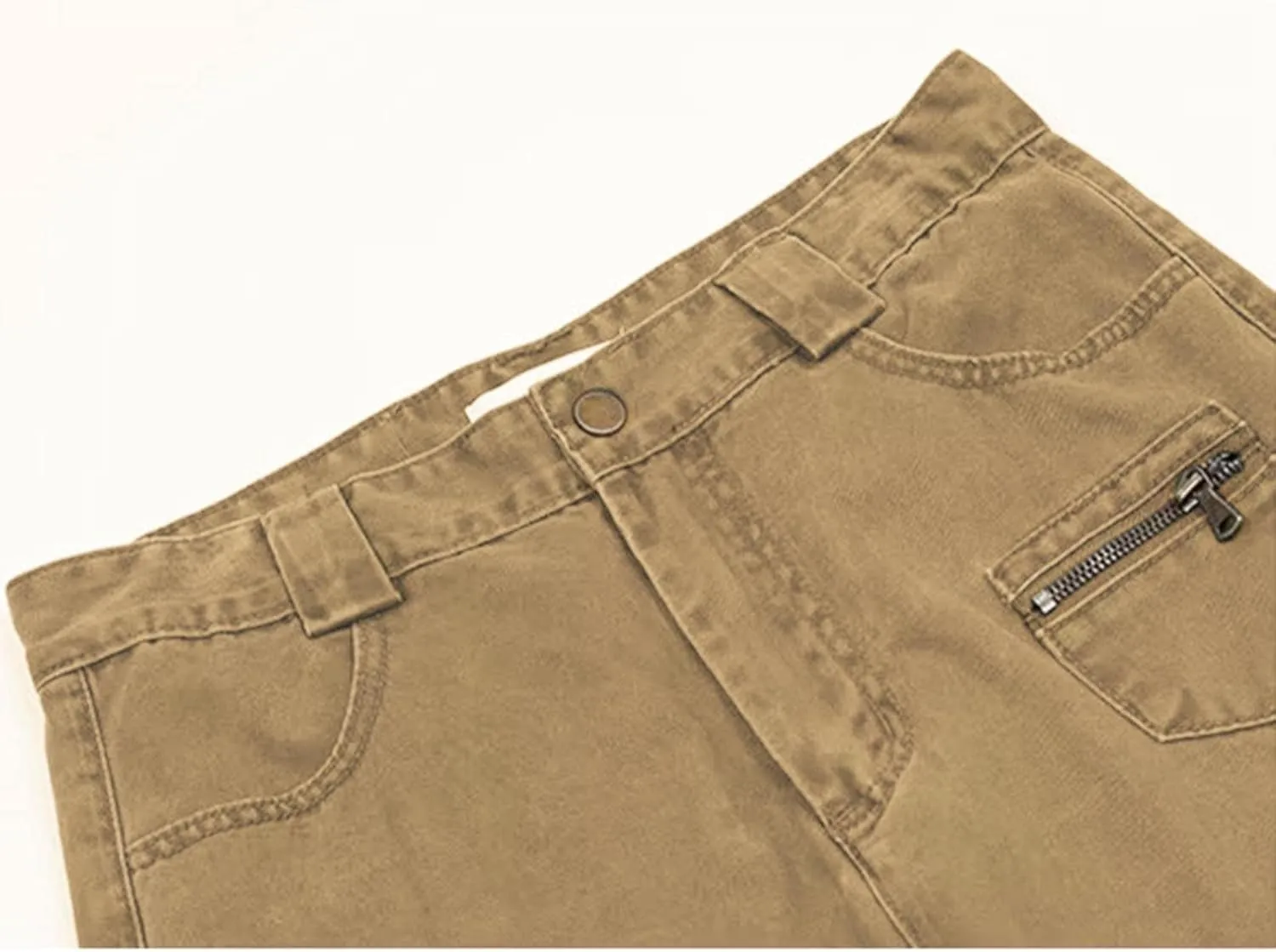 Cargo Pants for Men Relaxed Fit Men Mens Autumn and Winter High Street Fashion Leisure Loose Sports Running Patchwork