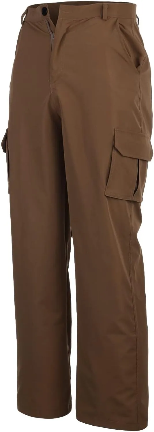 Cargo Pants for Men Relaxed Fit Plus Size Athletic Elastic Waist Drawstring Joggers Casual Closed Bottom Lounge Pants