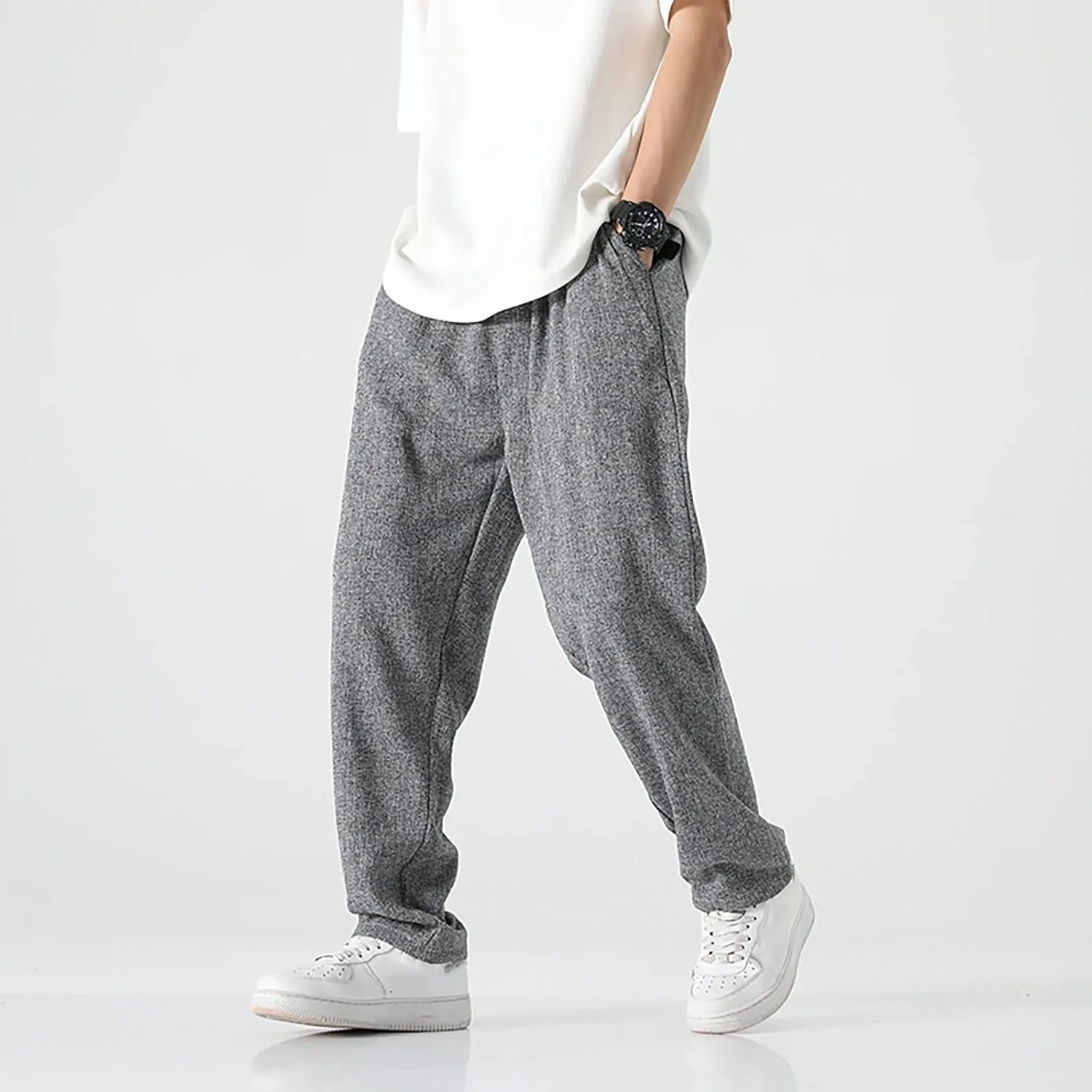 Cargo Pants for Men Relaxed Fit Sweatpants Slim Fit Mens Athletic Jogger Pants with Pockets for Running Training Mens