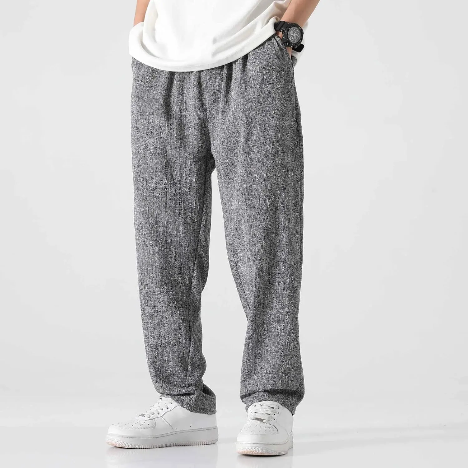 Cargo Pants for Men Relaxed Fit Sweatpants Slim Fit Mens Athletic Jogger Pants with Pockets for Running Training Mens