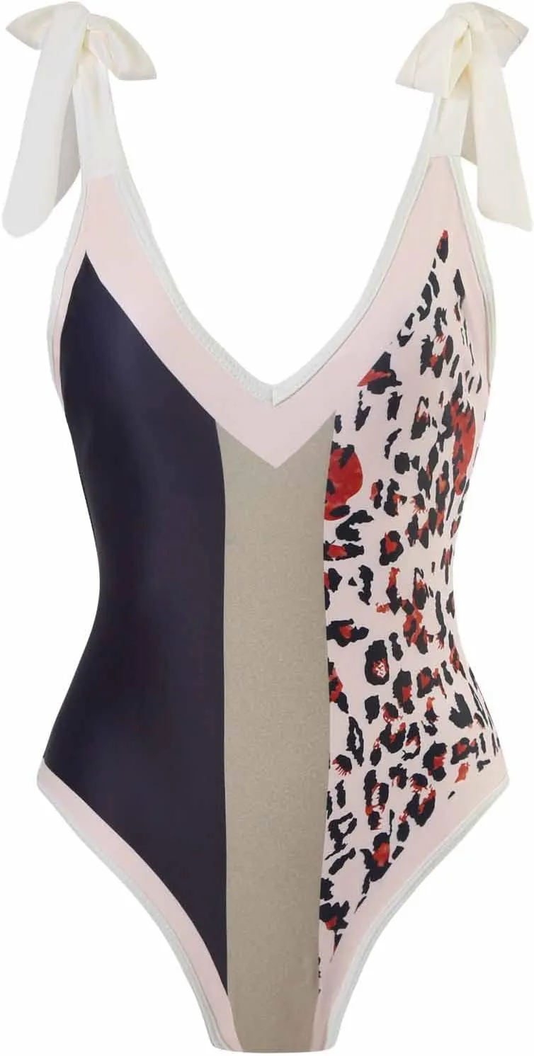 Cbcbtwo Swim Suits for Women 2025 Bathing Suit with Maxi Wrap Skirts 2 PC Floral Print Swimsuit Tummy Control One-Pieces Sets