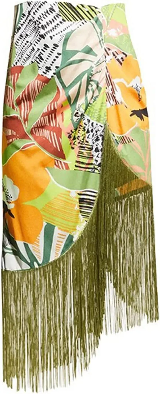 Cbcbtwo Swim Suits for Women 2025 Bathing Suit with Maxi Wrap Skirts 2 PC Floral Print Swimsuit Tummy Control One-Pieces Sets