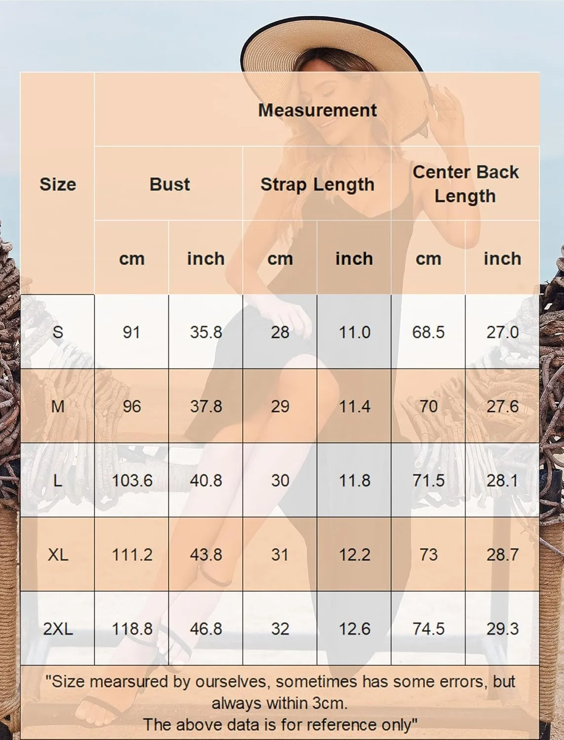 Chigant Women's 2025 Summer Dress Casual Boho Sundress Spaghetti Strap Swimwear Cover Up Beach Flowy Midi Vacation Dresses