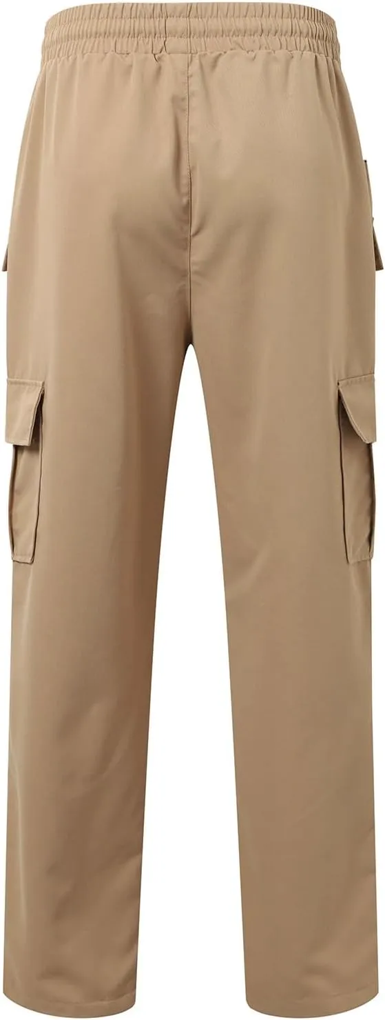 Chinos Pants Men Jeans Work Tactical Joggers Skinny Slim Fit Body Stretch Regular Fit Cargo Joggers Football Yoga