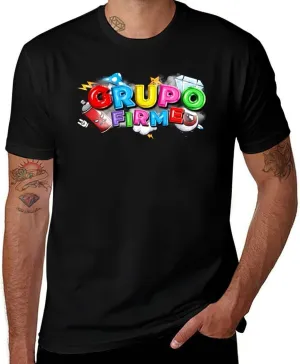 Comfortable Tee Men's Crewneck Short Sleeve Tshirts for GrupoS FirmeS Tee for Party
