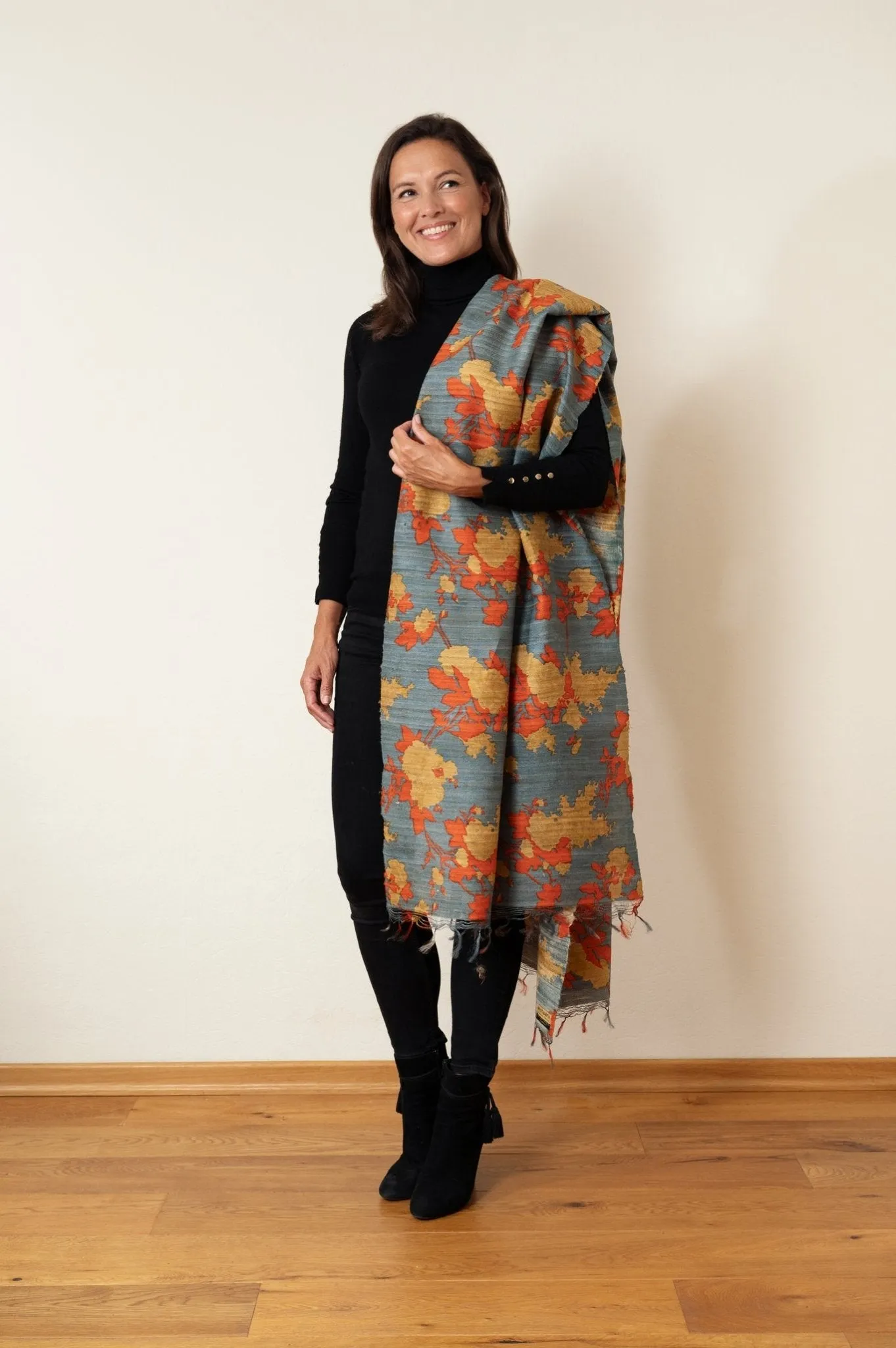Daffodil Peace Silk Scarf